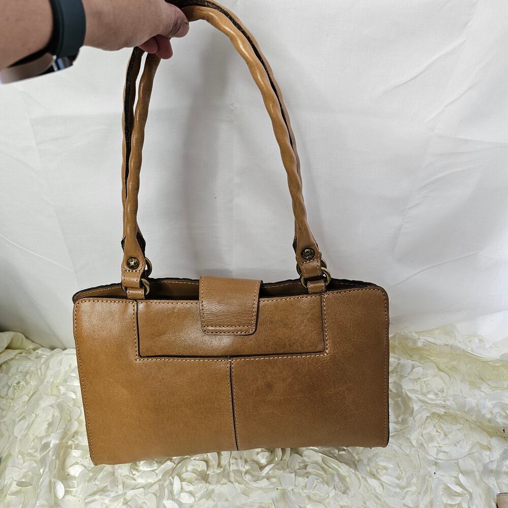 Patricia Nash Rienzo Satchel (Cognac) - Picture 6 of 11